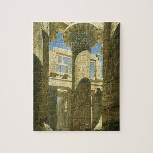 Karnak, c.1866 (m/c op papier) legpuzzel (Verticaal)
