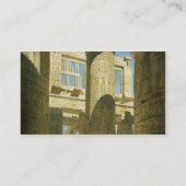 Karnak, c.1866 (m/c op papier) visitekaartje (Achterkant)