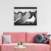 Karnak Columns Canvas Afdruk (Insitu (Woonkamer))