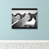 Karnak Columns Canvas Afdruk (Insitu (Houten vloer))