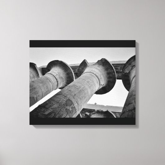 Karnak Columns Canvas Afdruk (Voorkant)