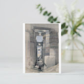 Karnak - Dromos of eerste rechtbank van de tempel Briefkaart (Staand voorkant)