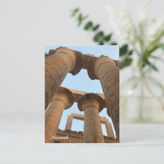 Karnak - Egypte Briefkaart (Staand voorkant)