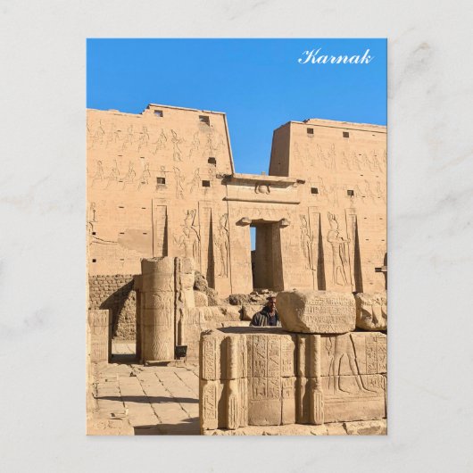 Karnak - Egypte Briefkaart (Voorkant)