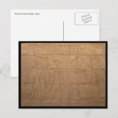 Karnak-gravures Briefkaart (Voorkant / Achterkant)