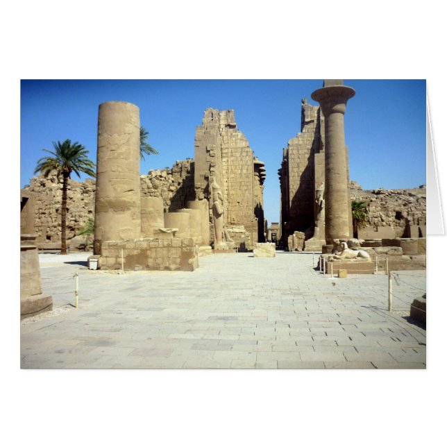 karnak ruïnes (Voorkant Horizontaal)