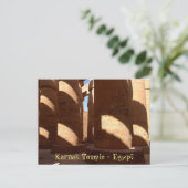 Karnak-tempel - Luxor, Egypte Briefkaart (Staand voorkant)