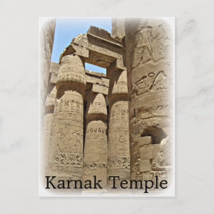 Karnak Temple Briefkaart
