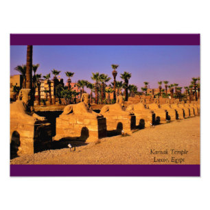Karnak Temple Foto Afdruk