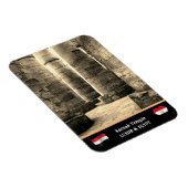 Karnak Temple & Hieroglyphs Pillars /Ancient Egypt Magneet (Rechterzijde)