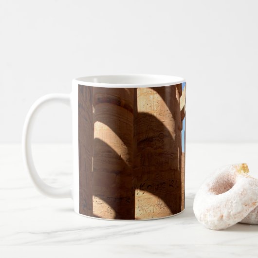Karnak Temple - Luxor, Egypte Koffiemok (Met donut)