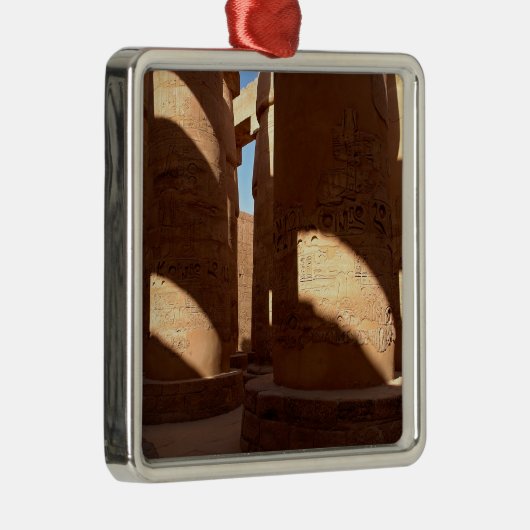 Karnak Temple - Luxor, Egypte Metalen Ornament (Rechts)