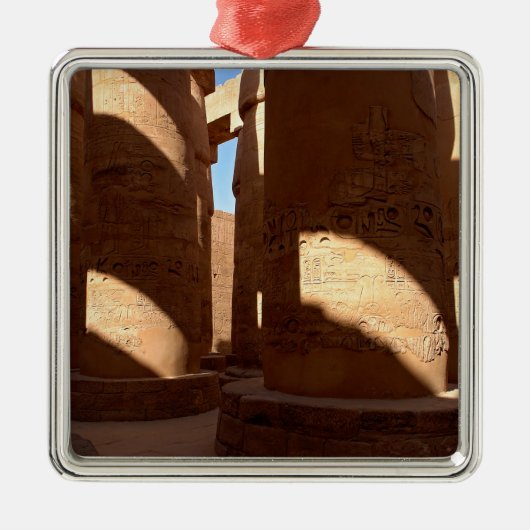 Karnak Temple - Luxor, Egypte Metalen Ornament (Voorkant)