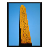 Karnak Temple Obelisk Foto Afdruk (Voorkant)