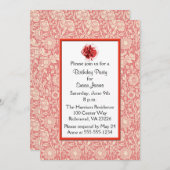 Karnanjers Birthday Party Kaart (Voorkant / Achterkant)