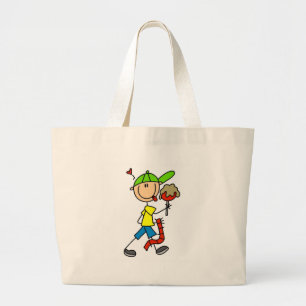 Karnavalsbezoeker Jongen Grote Tote Bag