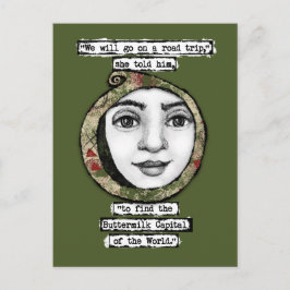 karnemelkhoofdstad van de Briefkaart in de wereld