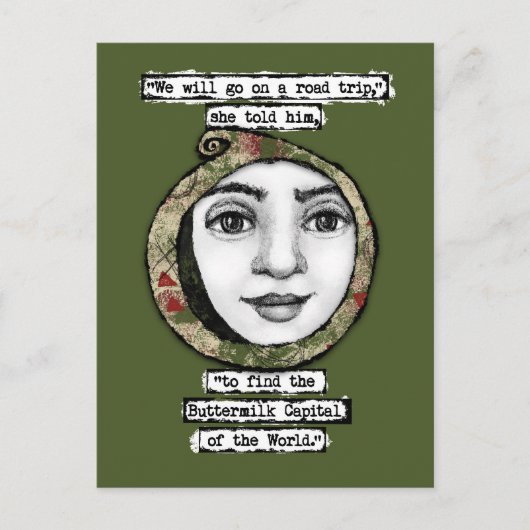 karnemelkhoofdstad van de Briefkaart in de wereld (Voorkant)