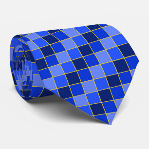 Karner Blue Butterfly controleert blauw en geel Stropdas