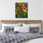 Karneval im Wald, Leinwanddruck Canvas Afdruk (Insitu (Slaapkamer))