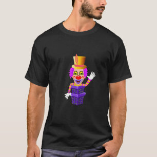 Karnivale kostuum uit de doos van de mardi gras t-shirt