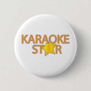 Karoake Star Ronde Button 5,7 Cm