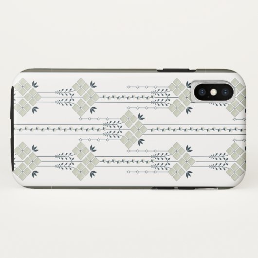 Karobloemen en -krullen Case-Mate iPhone case (Achterkant (horizontaal))
