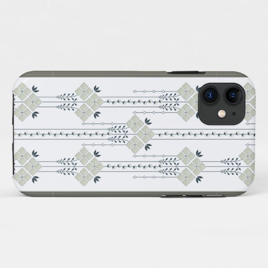 Karobloemen en -krullen Case-Mate iPhone case (Achterkant (horizontaal))
