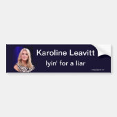 Karoline Leavitt Bumpersticker (Voorkant)
