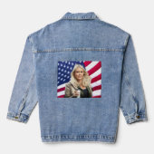 Karoline Leavitt Denim Jacket (Achterkant)