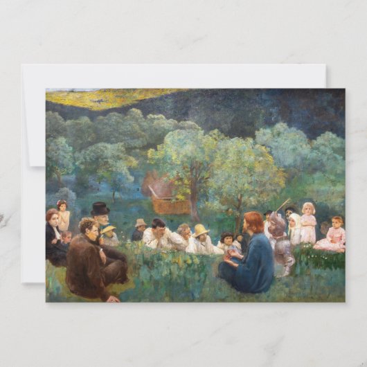 Károly Ferenczy - Bergrede Bedankkaart (Voorkant)