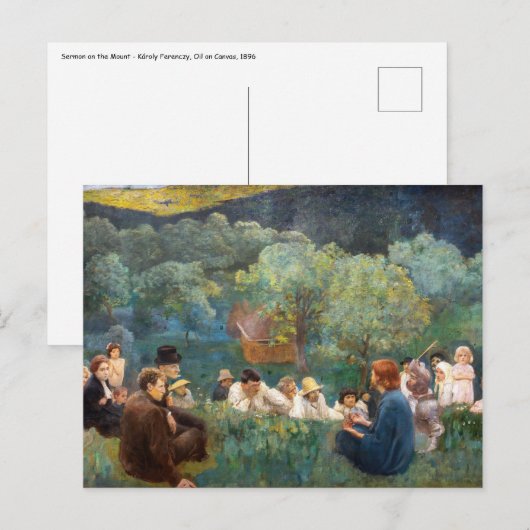 Károly Ferenczy - Bergrede Briefkaart (Voorkant / Achterkant)