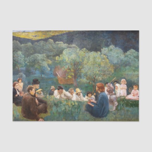 Károly Ferenczy - Bergrede Tissuepapier (Voorkant)