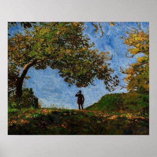 Károly Ferenczy - Op de heuveltop Poster (Voorkant)