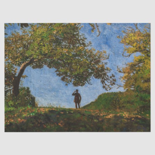 Károly Ferenczy - Op de heuveltop Tissuepapier (Voorkant)