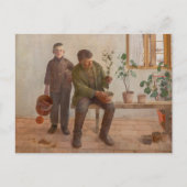 Károly Ferenczy - Tuinders Briefkaart (Voorkant)