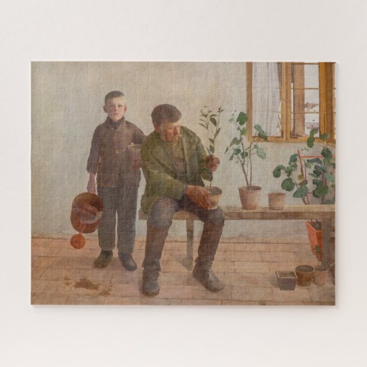 Károly Ferenczy - Tuiniers Legpuzzel (Horizontaal)