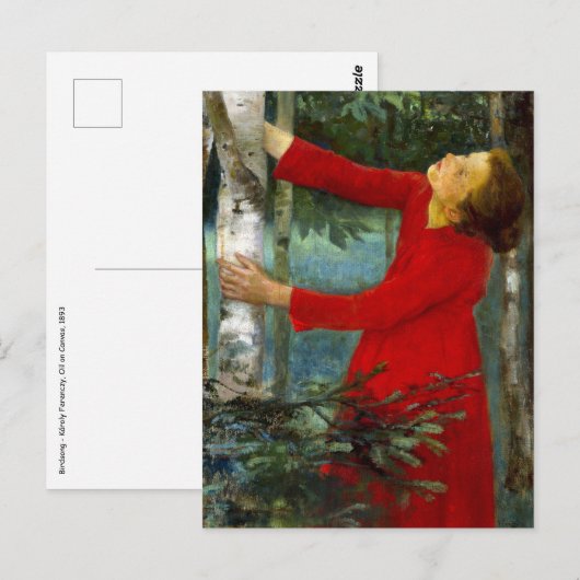 Károly Ferenczy - Vogelzang Briefkaart (Voorkant / Achterkant)