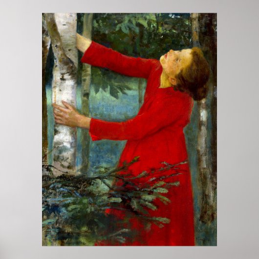 Károly Ferenczy - Vogelzang Poster (Voorkant)