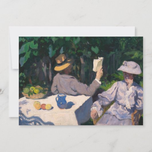 Károly Ferenczy - Zonnige Ochtend Bedankkaart (Voorkant)