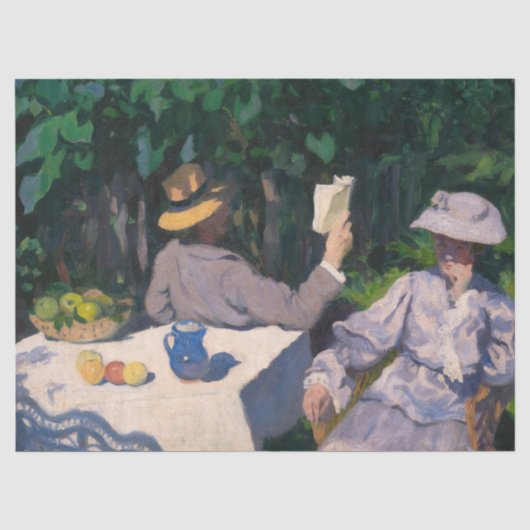 Károly Ferenczy - Zonnige Ochtend Tissuepapier (Voorkant)