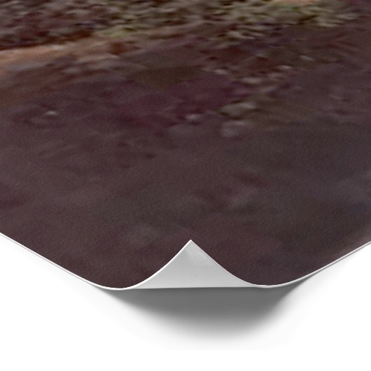 Karoly Marko Landschap met Viaduct en Regenboog Poster (Hoek)