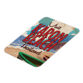 Karon Beach thailand vintage reisposter Magneet (Linkerzijde)