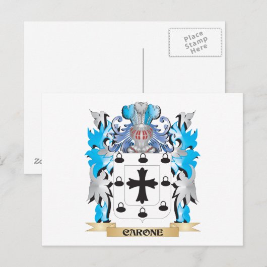 Karonenjassen - familiekust briefkaart (Voorkant / Achterkant)