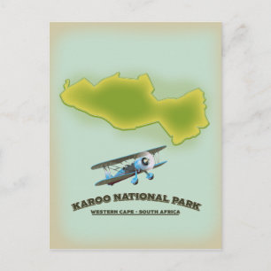 Karoo National Park Western Kaapje Zuid-Afrika Briefkaart