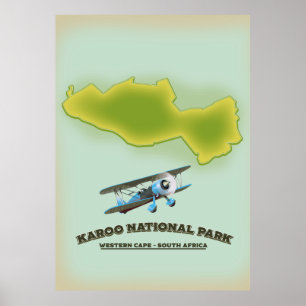 Karoo National Park Western Kaapje Zuid-Afrika Poster