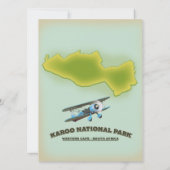 Karoo National Park Westkaap Zuid-Afrika kaart (Achterkant)