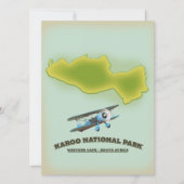 Karoo National Park Westkaap Zuid-Afrika kaart (Voorkant)