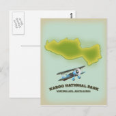 Karoo National Park Westkaap Zuid-Afrika kaart (Voorkant / Achterkant)