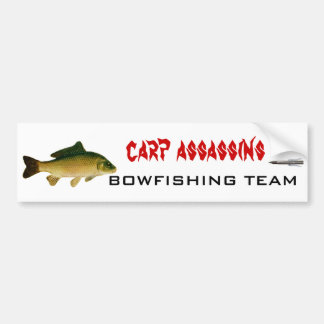 karp02, 3022, karpermoordenaars, BOWFISHING TEAM Bumpersticker